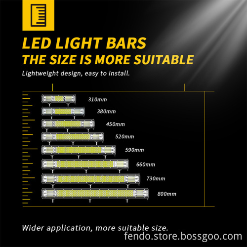 High Brightness ORV SUV LED 180W 10-30V Square Spotlight Work Light Car Dome Lamp